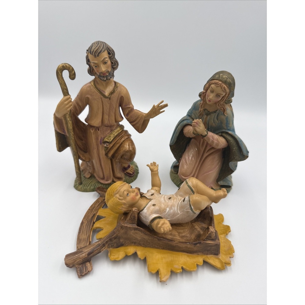 1983 Fontanini Nativity - Holy Family (Mary Joseph & Baby Jesus) - 5" Collection
